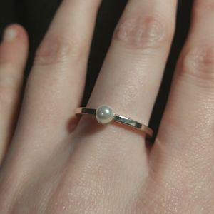 FREE With Purchase🤑Rose Gold Faux Pearl Boho Ring